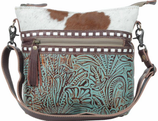 Delphine Canvas & Hairon Bag