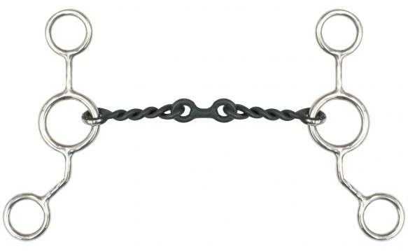 Stainless Steel Jr Cowhorse Snaffle Bit