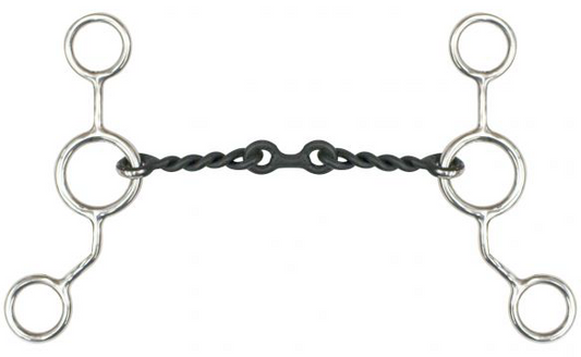 Stainless Steel Jr Cowhorse Snaffle Bit