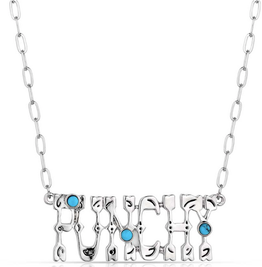 Montana Silversmith- Punchy Charm Turquoise Necklace