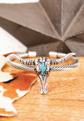 Lighting Bolt Steer Cuff Bracelet