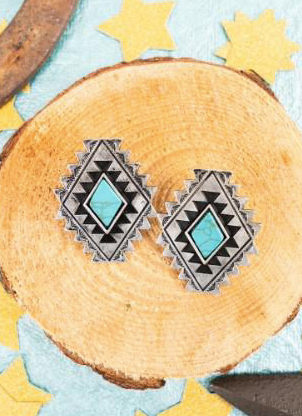 Turquoise Colorado Springs Earrings