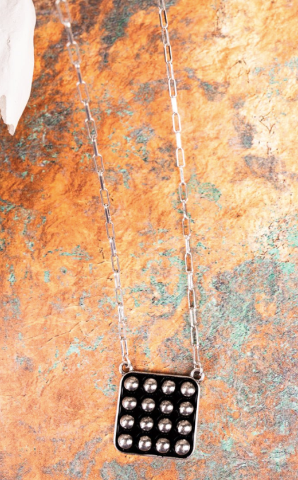 Rock The Town Studded Necklace