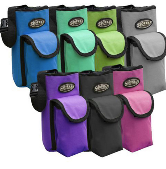 Showman Nylon Insulated Bottle Carrier with Pocket