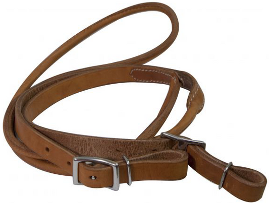 Showman 8ft Argentina cow leather contest reins