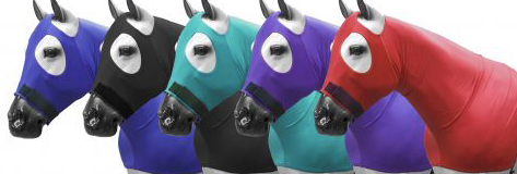 Showman Form fitting Lycra Pull on slicker hood - Small