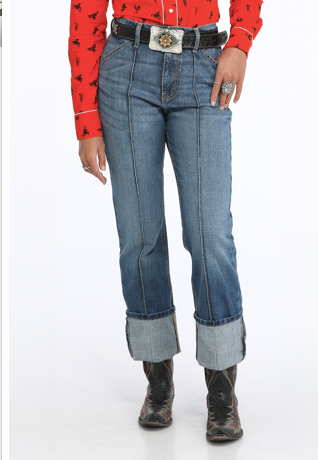 Cruel Denim- Quinn High Rise Relaxed Straight Leg
