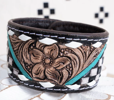 Carman Checkered Snap Bracelet