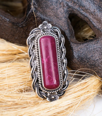 Purple Meadow Lake Crest Ring