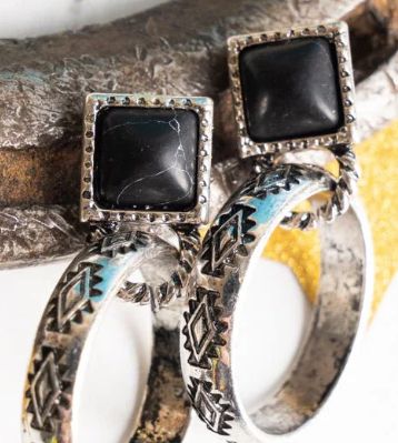 Boulder Bay Hoop Earrings