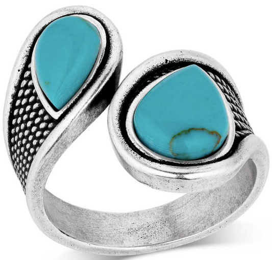 Montana Silversmiths- High Tides Wrap Ring