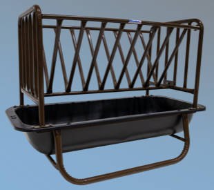 Priefert Goat Feeder w/Hay Rack