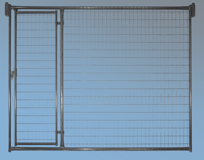 Priefert 6ft Tall Premier Kennel Fronts