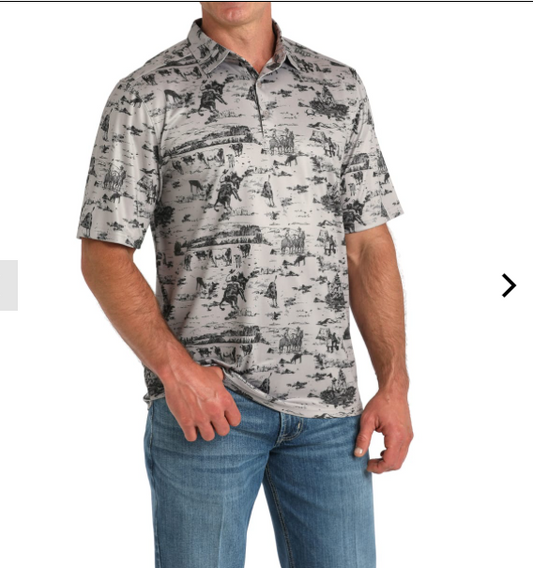 Men's Cinch Short Sleeve Arena Flex Polo