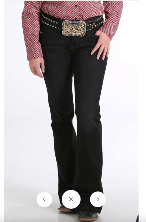 Cinch Women's Lynden Black Stone Trouser