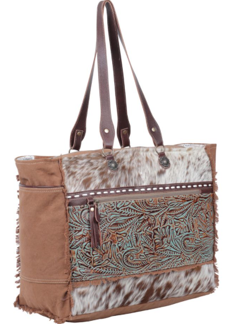 Juniper Canvas And Hairon Bag