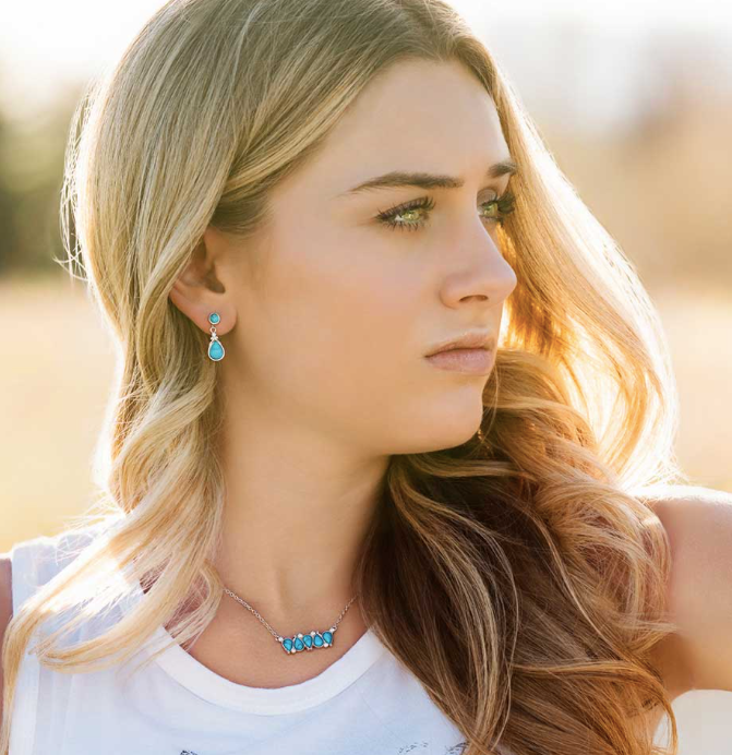 Montana Silversmith- Blue Sands Turquoise Necklace