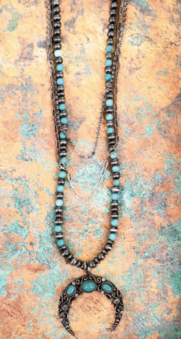 Crawford Creek Turquoise Naja Layered Necklace