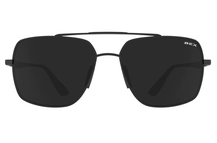 Bex Sunglasses - Wing (Matte Black/Gray)