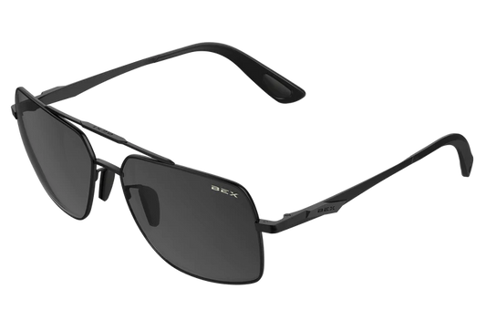 Bex Sunglasses - Wing (Matte Black/Gray)