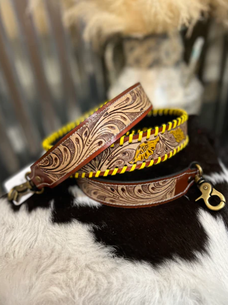 Jazzy Tooled Leather Straps