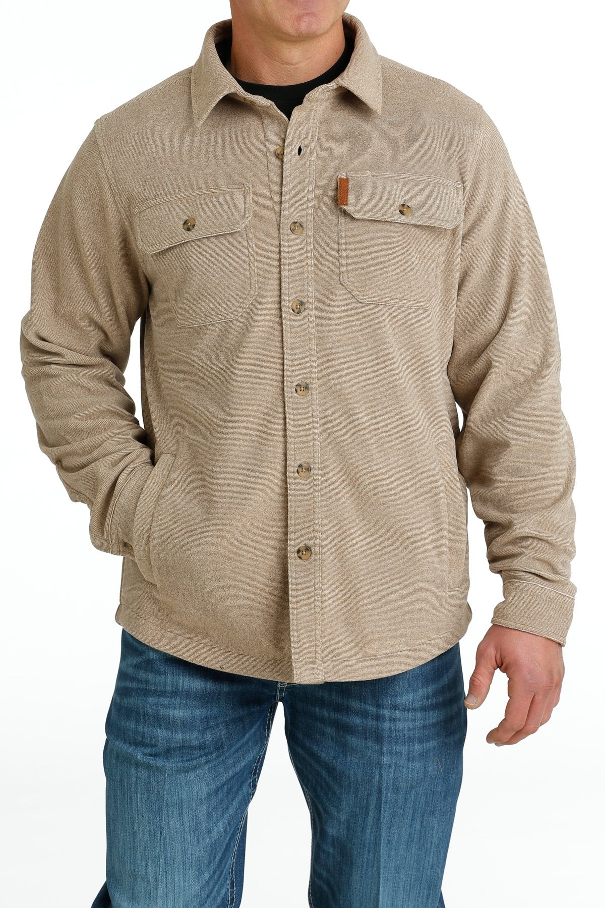 Men's Polar Fleece Shirt Jacket