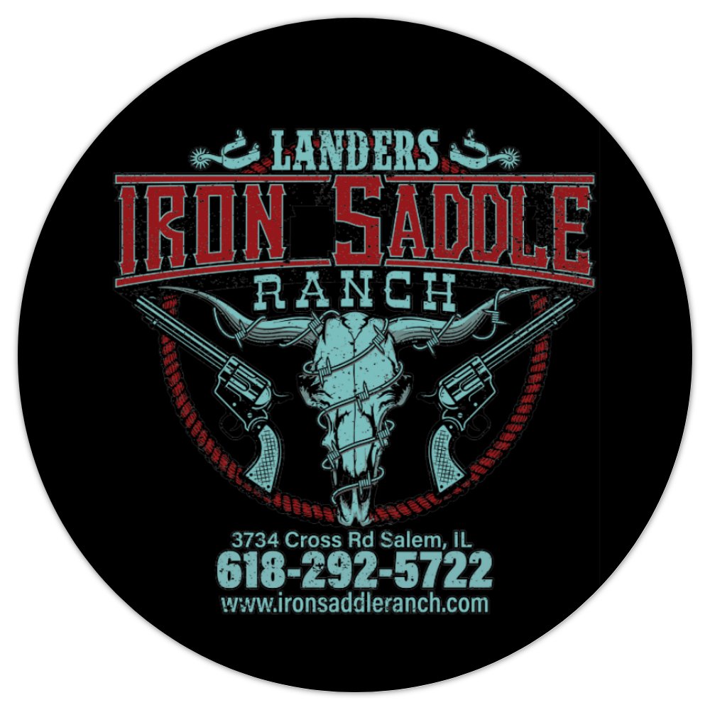 Iron Saddle Ranch Brand Magnet