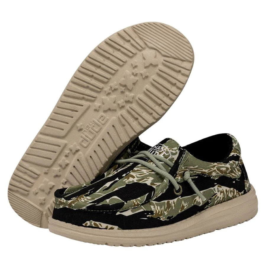 Hey Dude - Wally Youth Camouflage Tiger Stripe Camo