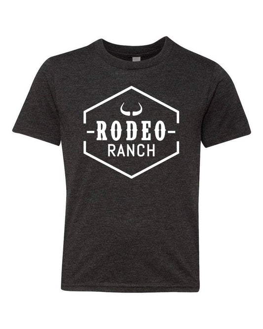 Rodeo Ranch Kids Classic Logo Short Sleeve Shirt - Black