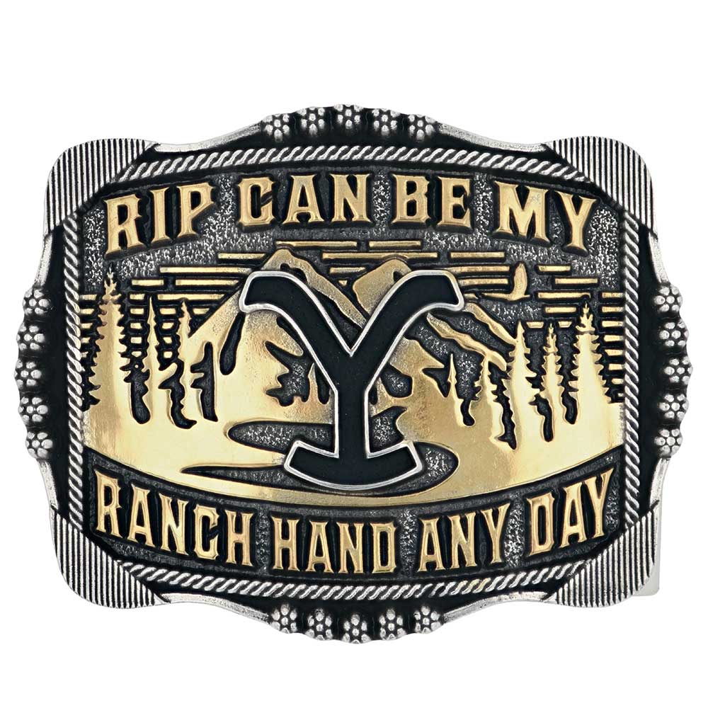 Montana Silversmiths - Rip Yellowstone Attitude Belt Buckle