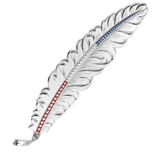 Montana Silversmiths - Red, White & Blue Montana Hat Feather