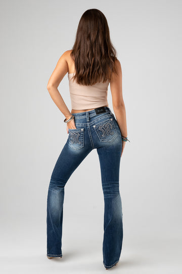 Miss Me - A Ray of M Bootcut Jeans