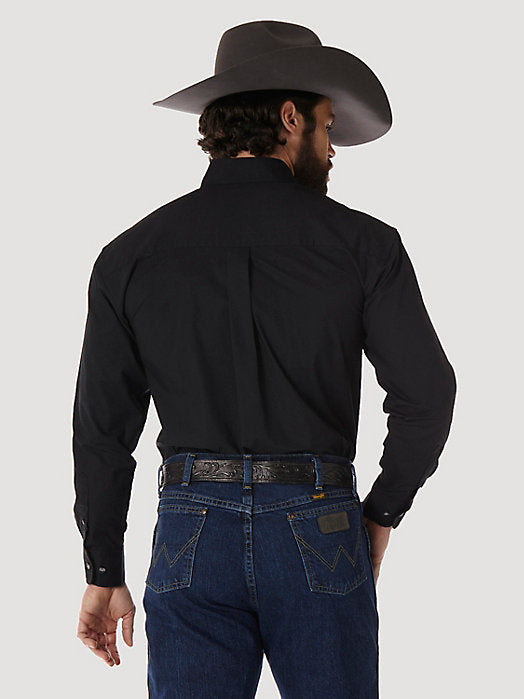 George Strait Long Sleeve Shirt - Black