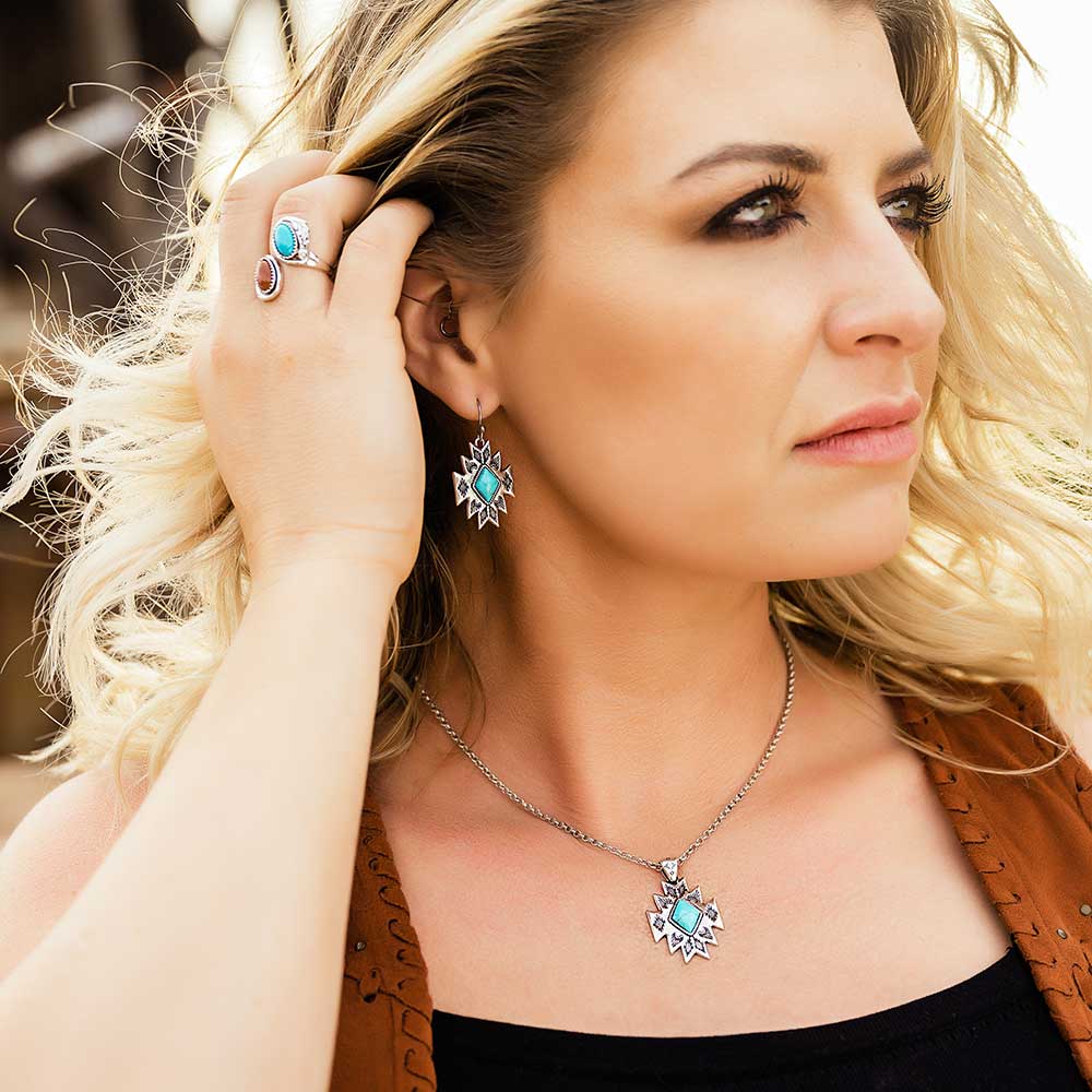 Montana Silversmiths - Turquoise Star Pendant Necklace