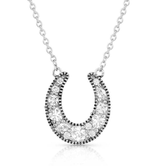 Montana Silversmiths - Intentional Luck Crystal Necklace