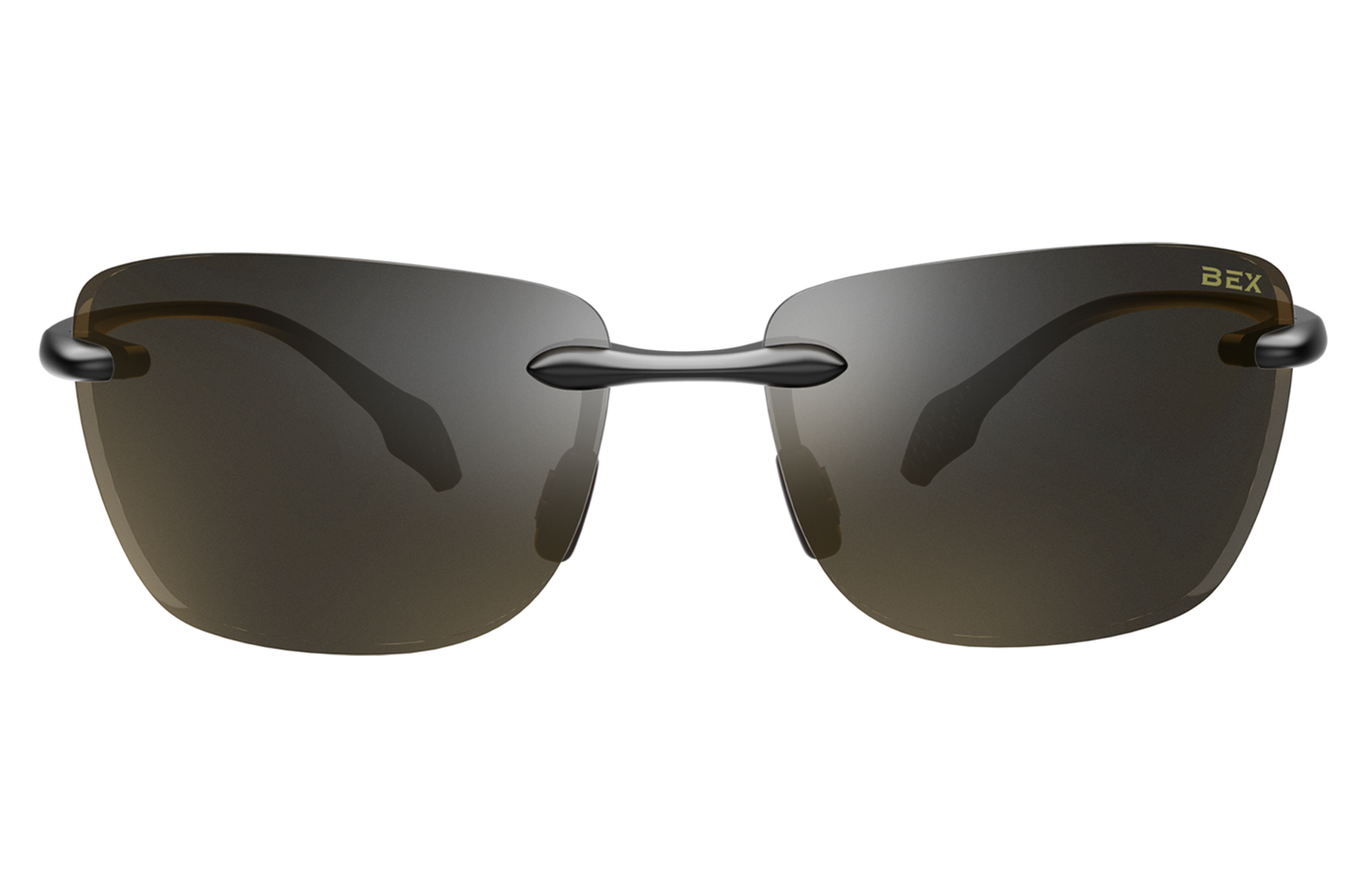 Bex Sunglasses - Jaxyn X (Black/Brown)