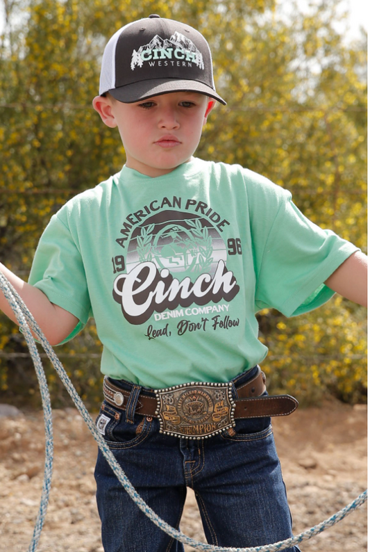 American Pride Cinch Lead Don't Follow Tee