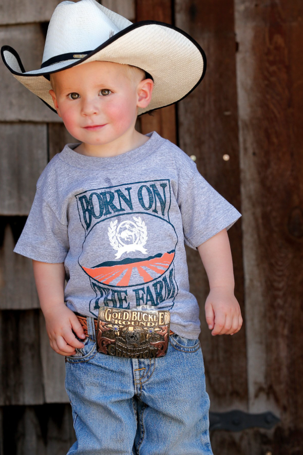 Infant/Toddler Born On The Farm Tee