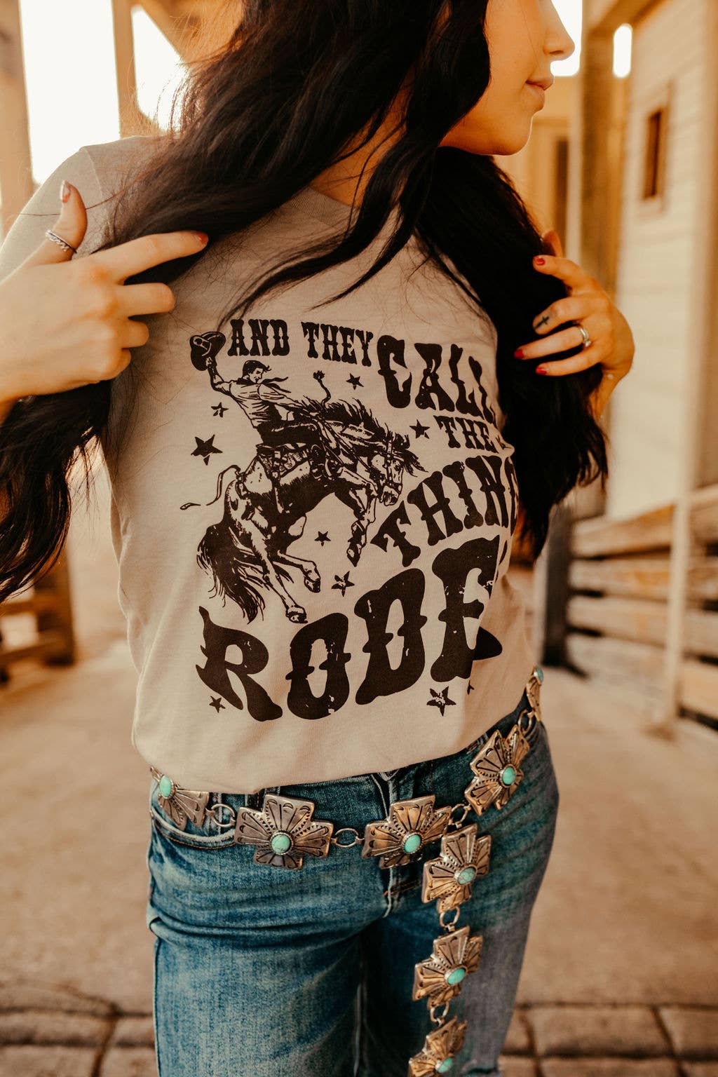 They Call the Thing Rodeo Western Graphic T-shirt