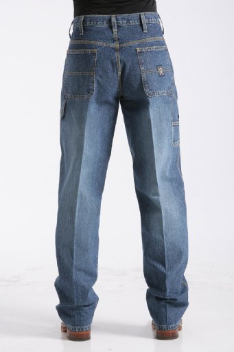 Men's Loose Fit Blue Label Jean - Medium Stonewash