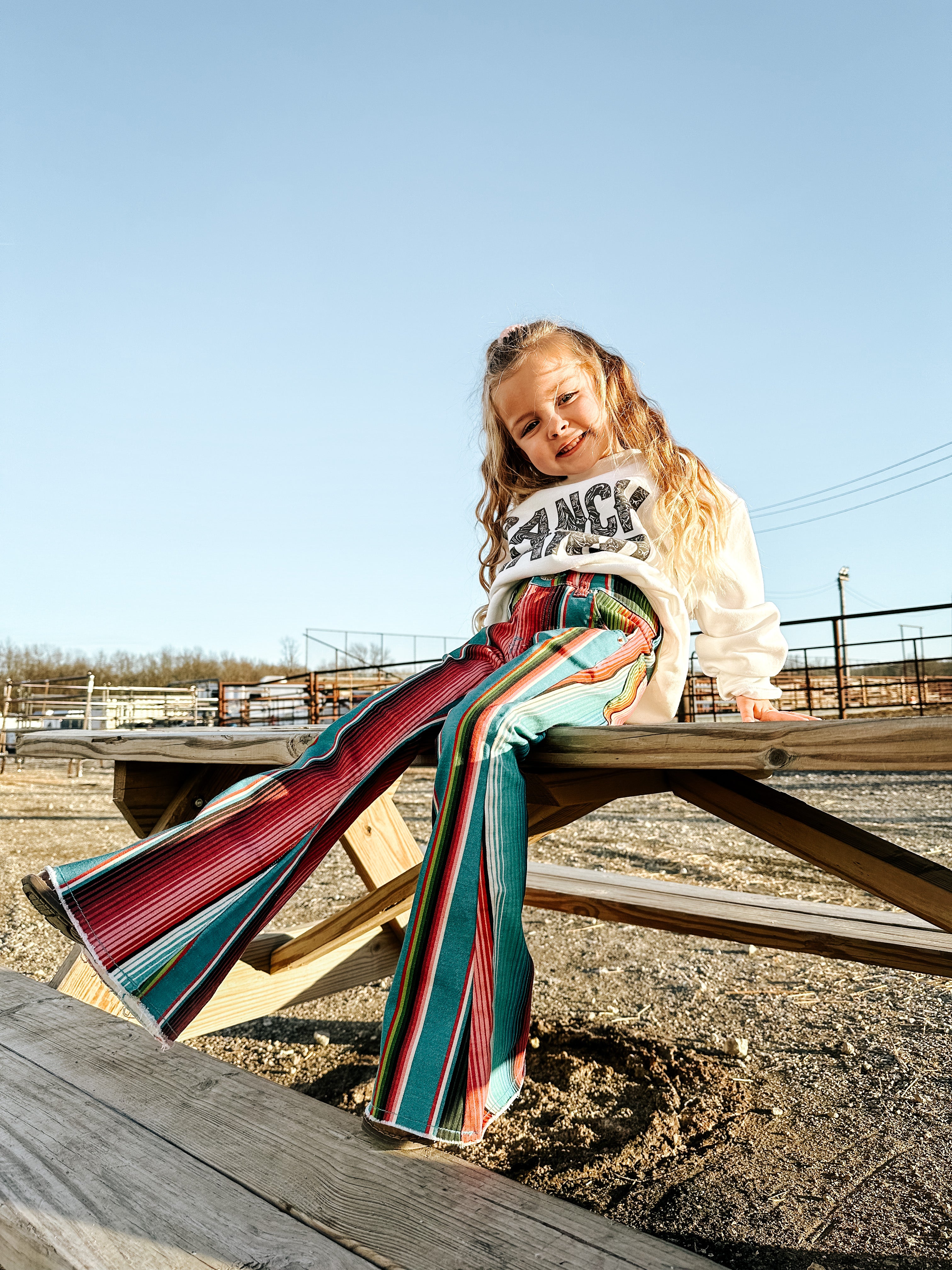 Ranch Dress'n - Youth Serape Flares – Iron Saddle Ranch