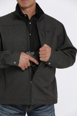 Men's Conceal Carry Bonded Jacket - Brown
